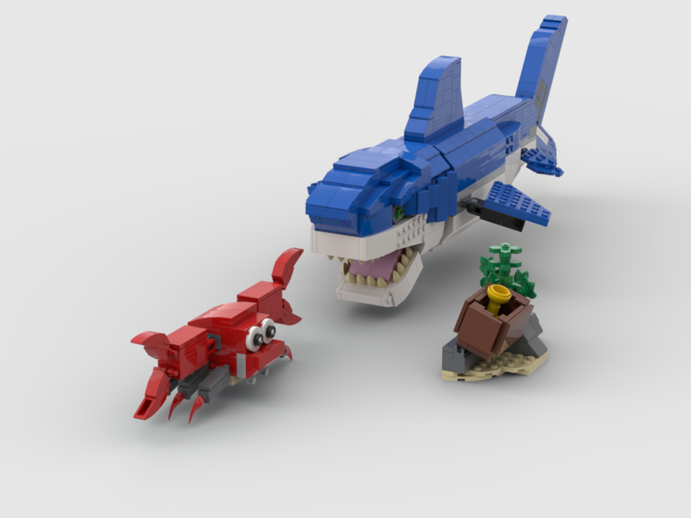 Lego Deep sea creatures 31088 2:1 scale