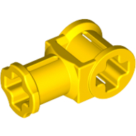 Lego Technic Axle Connector with Axle Hole / Yellow