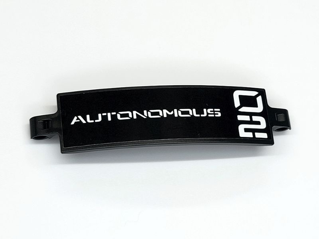 Lego Technic, Panel Curved 3 x 13 with White 'AUTONOMOUS' and '02' Pattern (Sticker) - Set 42081