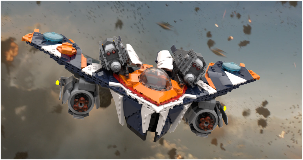 Lego Rocket's warship