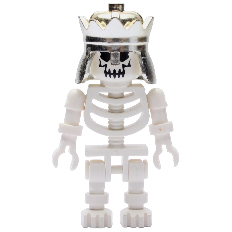 Lego Skeleton, Evil Face, Crown