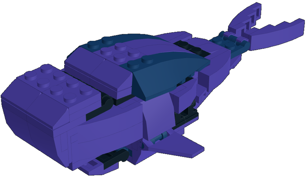 Lego Purple Whale Beast Mech