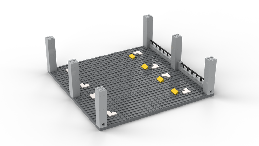 Lego Speed Champion Garage & Car Park - Upper Level