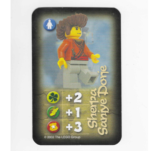 Lego Trading Card, Orient, Heroes - Sherpa Sanjye Dorje / [No Color/Any Color]