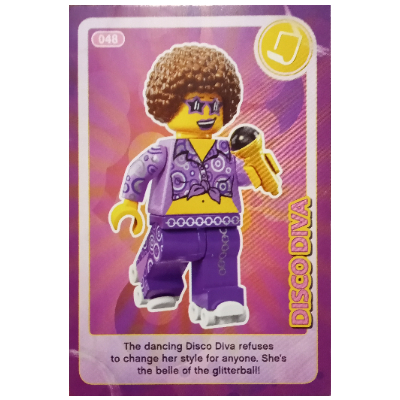 Lego Trading Card, Create the World - Disco Diva
