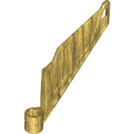 Lego Large Figure Wing, Small / Pearl Gold