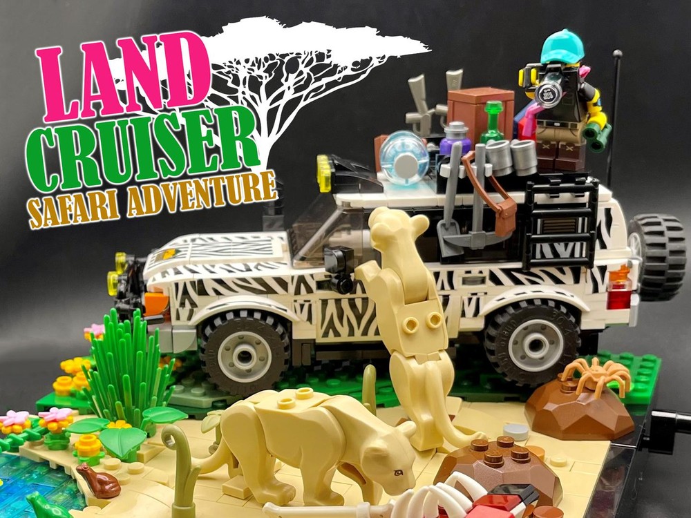 Lego 1990s Toy Land Cruiser Safari Adventure