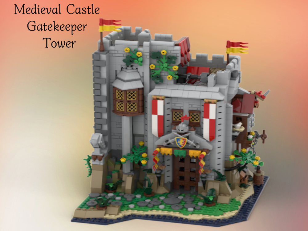 Lego Lion's caslte gatekeeper tower