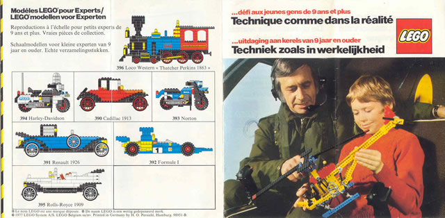 Lego 1977 Medium Technic Belgian (98951-B)