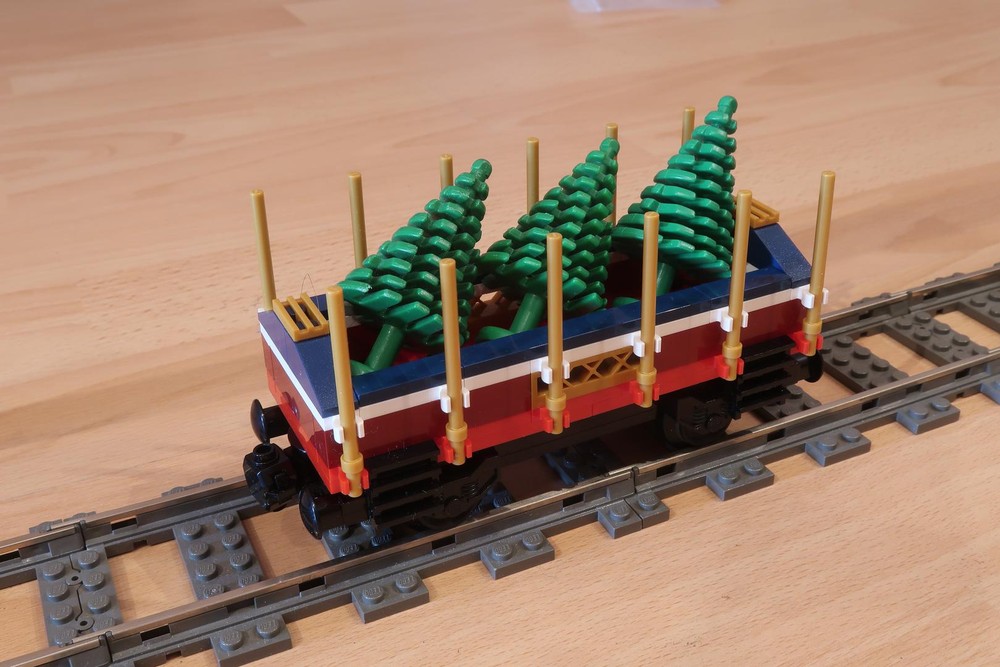 Lego 10173 Holiday Train Christmas Tree Transport-Wagon