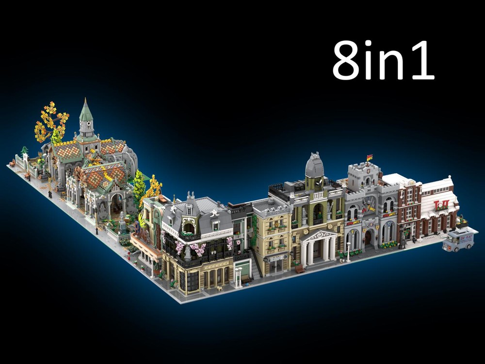 Lego 8in1 Modular Alternative Builds 2024