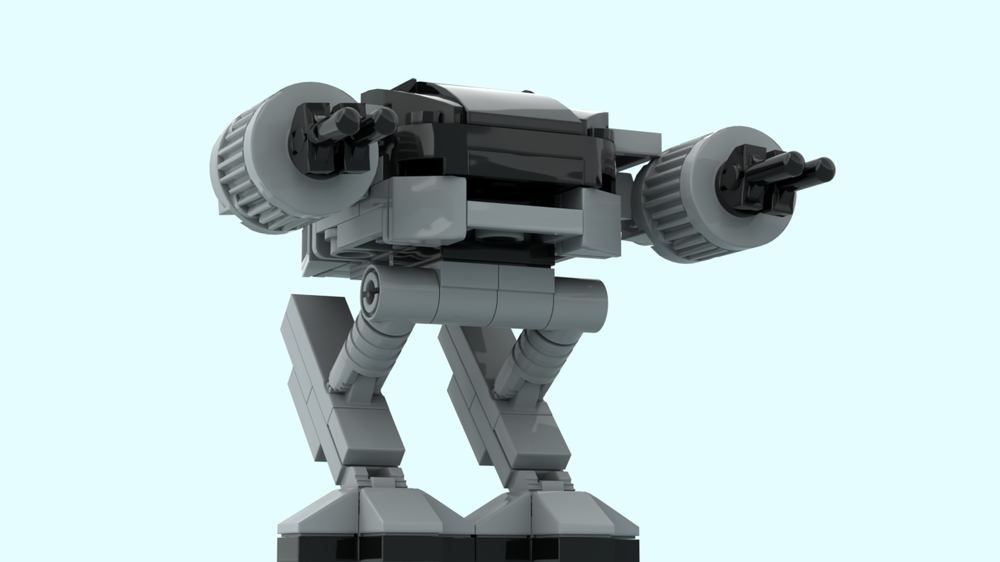 Lego ED-209 minifig scale
