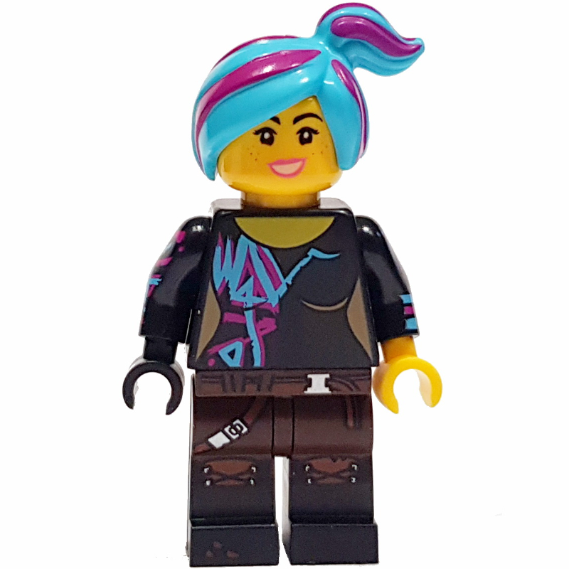 Lego Lucy Wyldstyle, Medium Azure Hair