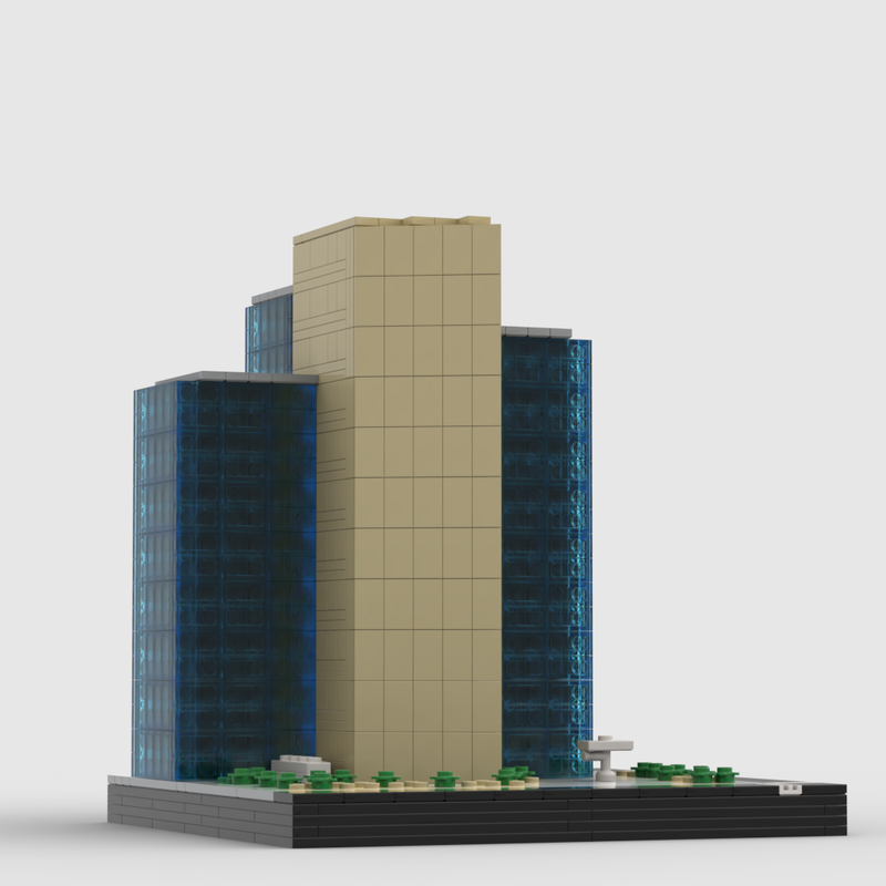 Lego Chase Tower at 1/650th Scale