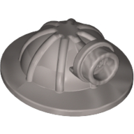 Lego Helmet Mining with Head Lamp / Flat Silver