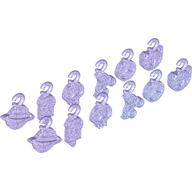 Lego Pendant Accessories Pack [Complete Set] / Opal Trans-Purple