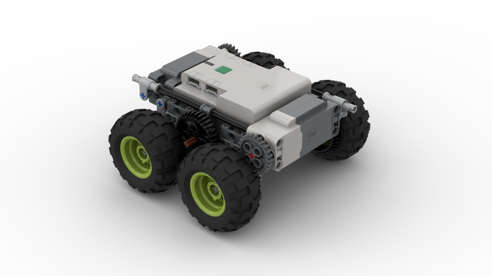 Lego 4 Small Wheel Skid Steer Compact V3
