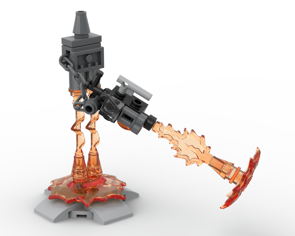 Lego Mandalorian Jet pack stand