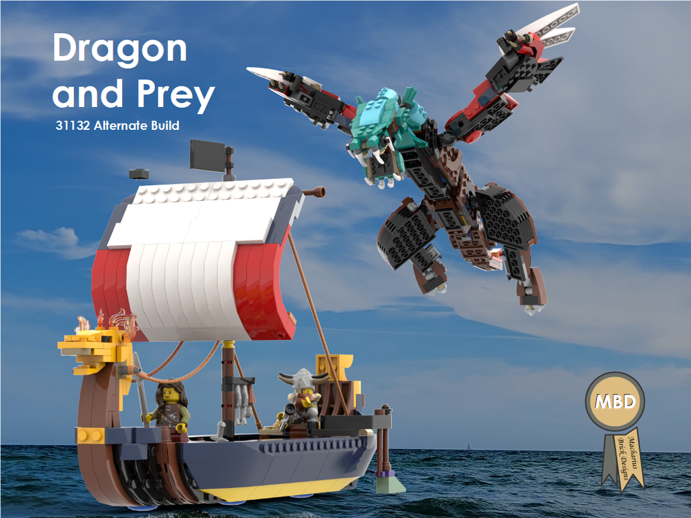 Lego Dragon and Prey, 31132 Alternate Build