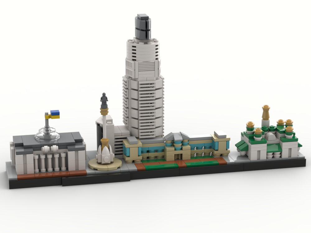 Lego Kyiv (Kiev) Skyline