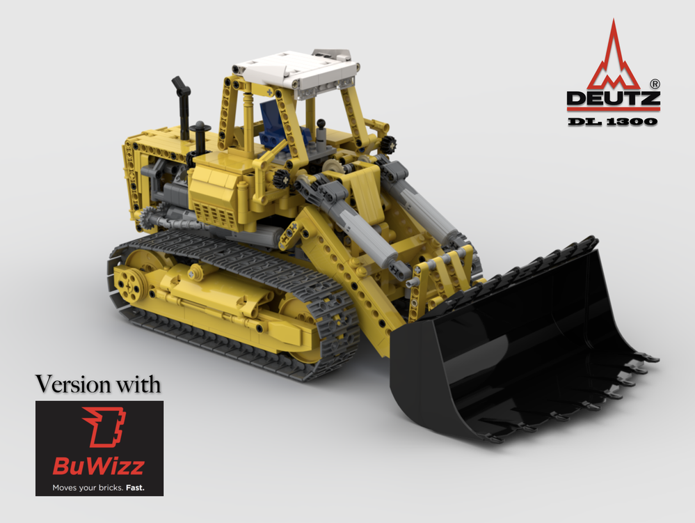 Lego Deutz DL 1300 RC Tracked Loader Buwizz Version