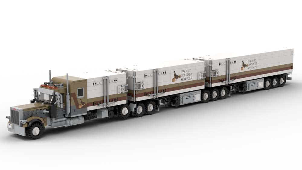 Lego PETERBILT 379 Dromedary B-Double