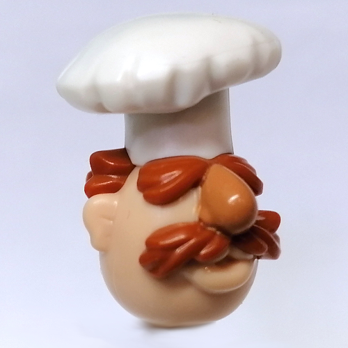Lego Minifig Head Special (Swedish Chef)