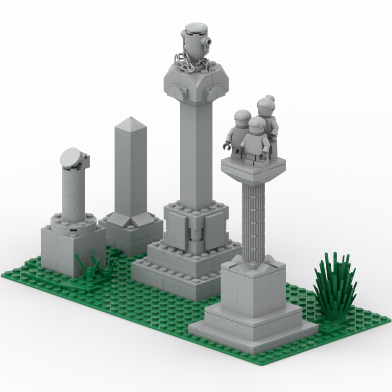 Lego Charles Evans Cemetery Part 3