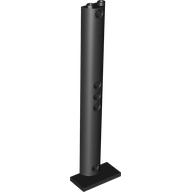 Lego Support Half Round 2 x 4 x 13 / Black