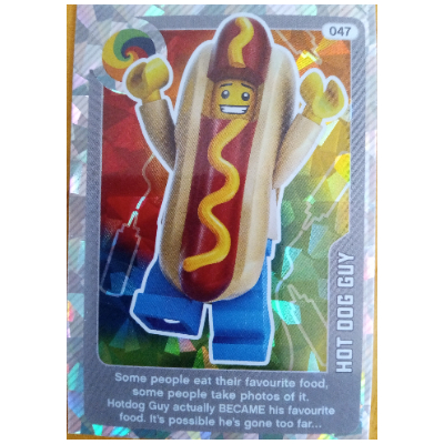 Lego Trading Card, Create the World Living Amazingly - Hot Dog Guy (Foil) / [No Color/Any Color]
