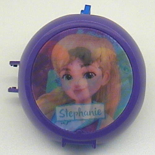 Lego Pod, Round, Half Front with Friends Stephanie Sticker