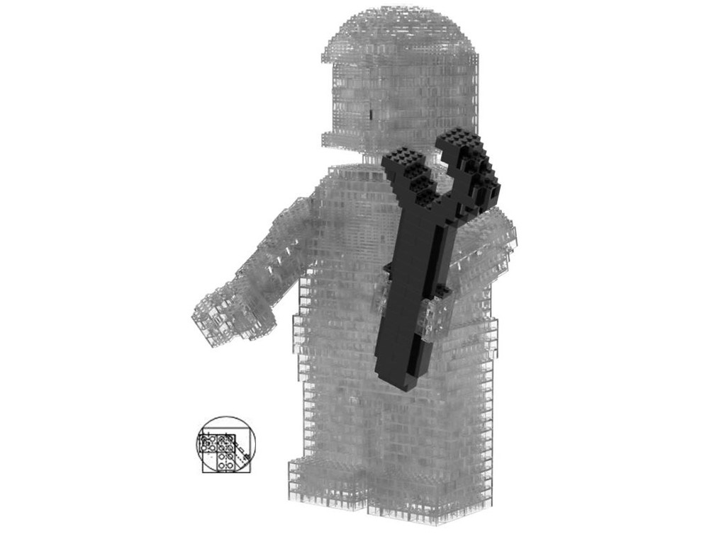 Lego Maxi Figure Spanner wrench + screw driver