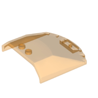 Lego Windscreen 6 x 6 x 1 1/3 / Trans-Orange