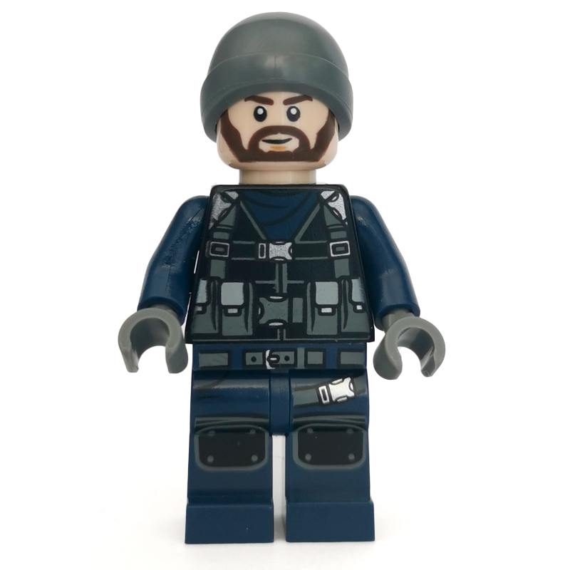 Lego Guard in Dark Bluish Gray Beanie Hat