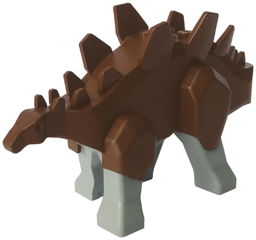 Lego Dinosaur Body Stegosaurus with Light Gray Legs (30463 / 30462)