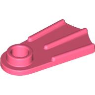 Lego Minifig Footwear Flipper [Thick] / Coral